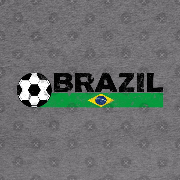 Brazil Football Fan. Brazil Soccer Design by FromHamburg